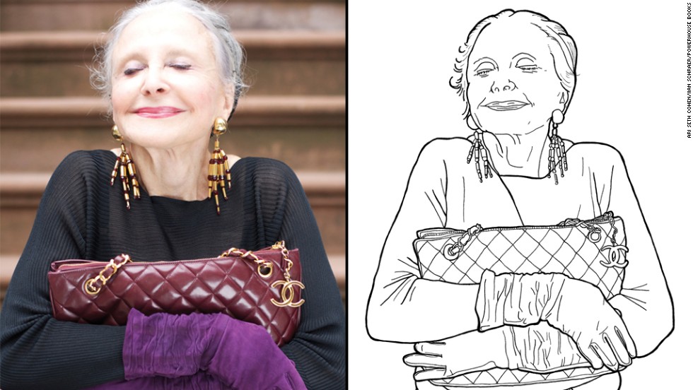 "Advanced Style" coloring book celebrates stylish seniors