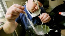 In 1944, U.S. researchers for the first time fertilized a human egg outside the womb. But keeping the egg alive was another matter. In the United States, a political battle over the morality of in vitro fertilization ensued. It was another three decades before the world's first "test-tube baby" was born. On July 26, 1978, Louise Joy Brown was born at a healthy 5 pounds, 12 ounces, a miracle for her parents, who suffered with years of infertility, and a miracle for science.