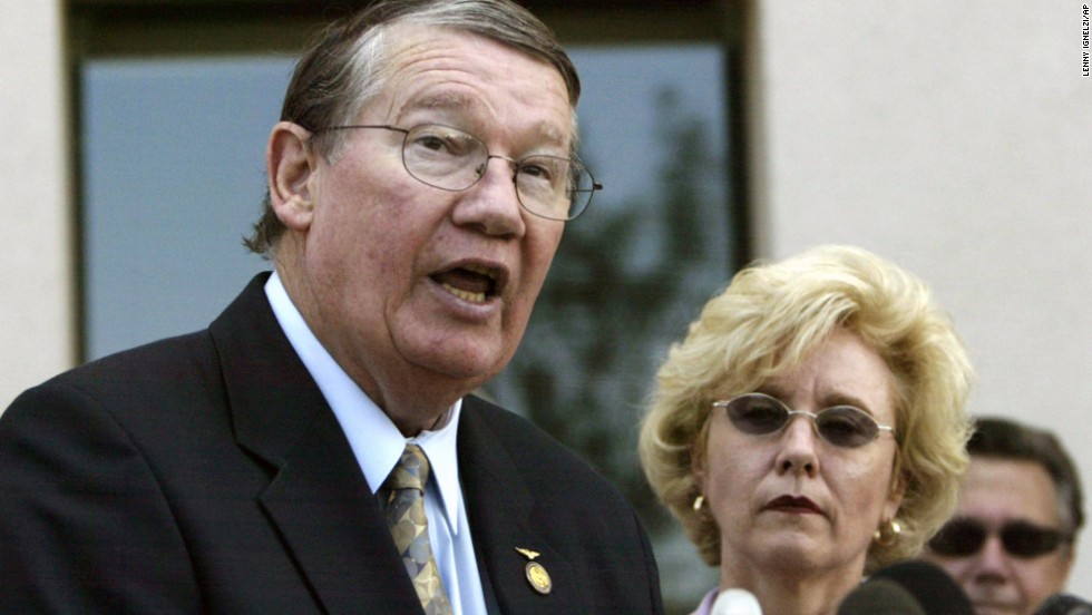 Former U.S. Rep. Randy &quot;Duke&quot; Cunningham, R-California, was sentenced in 2006 to eight years in prison after he was convicted of collecting $2.4 million in homes, yachts, antique furnishings and other bribes on a scale unparalleled in the history of Congress.