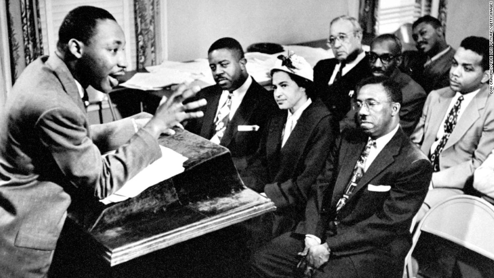 martin luther king speech montgomery bus boycott