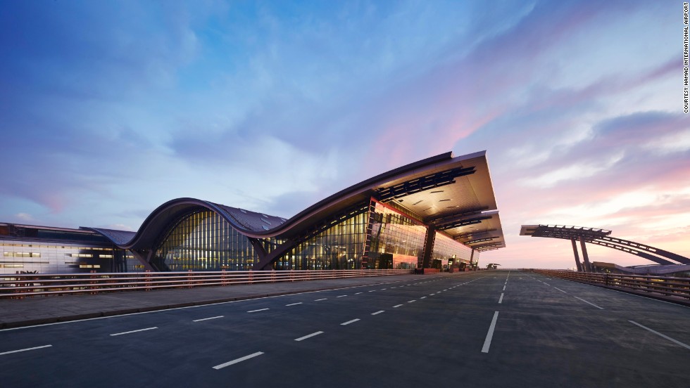Hamad International Airport in Doha, Qatar is the first Middle East airport to crack the top 10 on SkyTrax&#39;s annual best airports list. The facility, built to replace Doha International Airport, opened in 2014. 