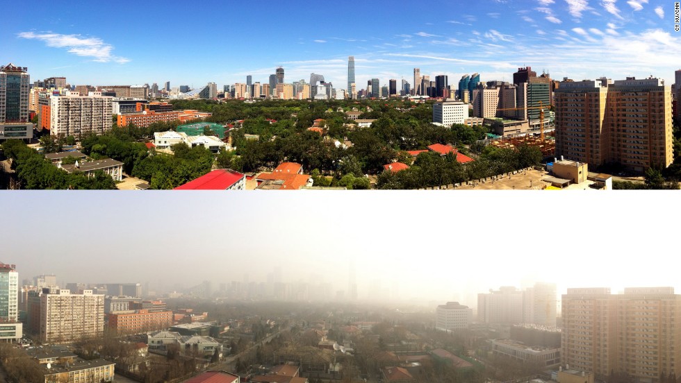 Blue Sky Vanishes After Beijings Big Parade