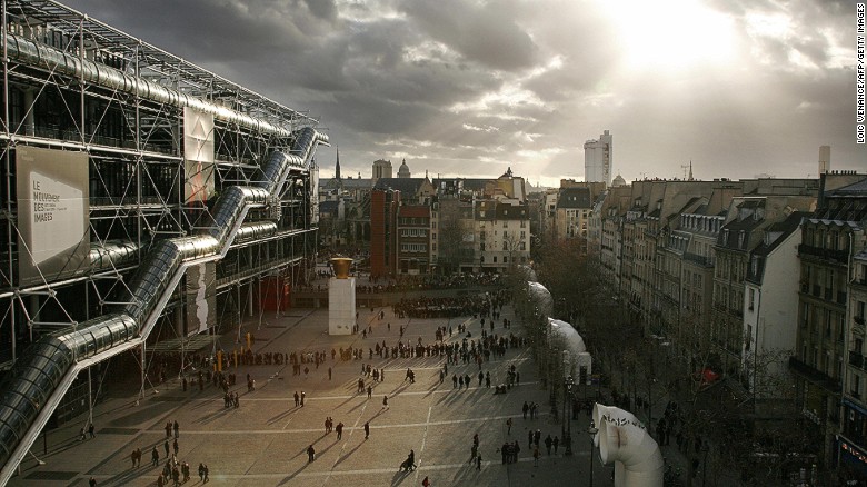There are few better ways to enjoy panoramic views over Paris than from Georges, the rooftop French-fusion restaurant and terrace at the top of the Centre Pompidou. Architects Dominique Jacob and Brendan McFarlane are behind the industrial-chic interior. 