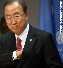 U.N. chief: We can end poverty, hunger
