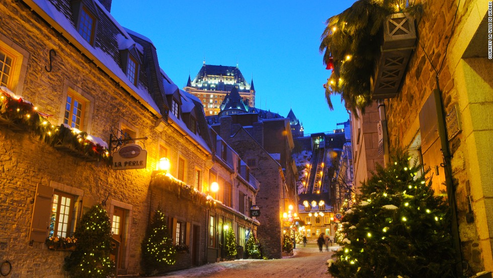 Quebec brings ye olde European Christmas charm to 21st century North America. 