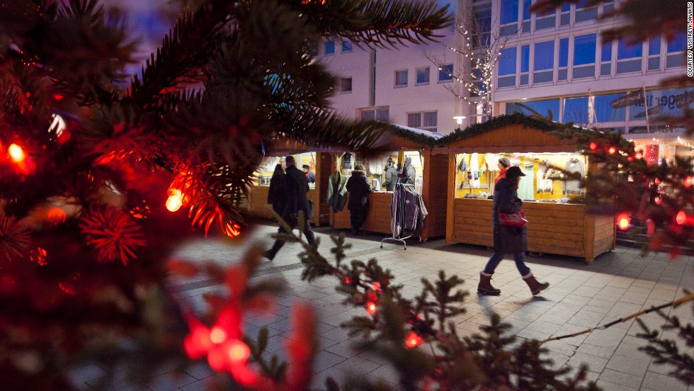 Rows of small, beautiful huts make up the Yule Town Christmas market on Ingolfstorg, where Reykjavik visitors can pick up Christmas gifts, decorations and snacks. 