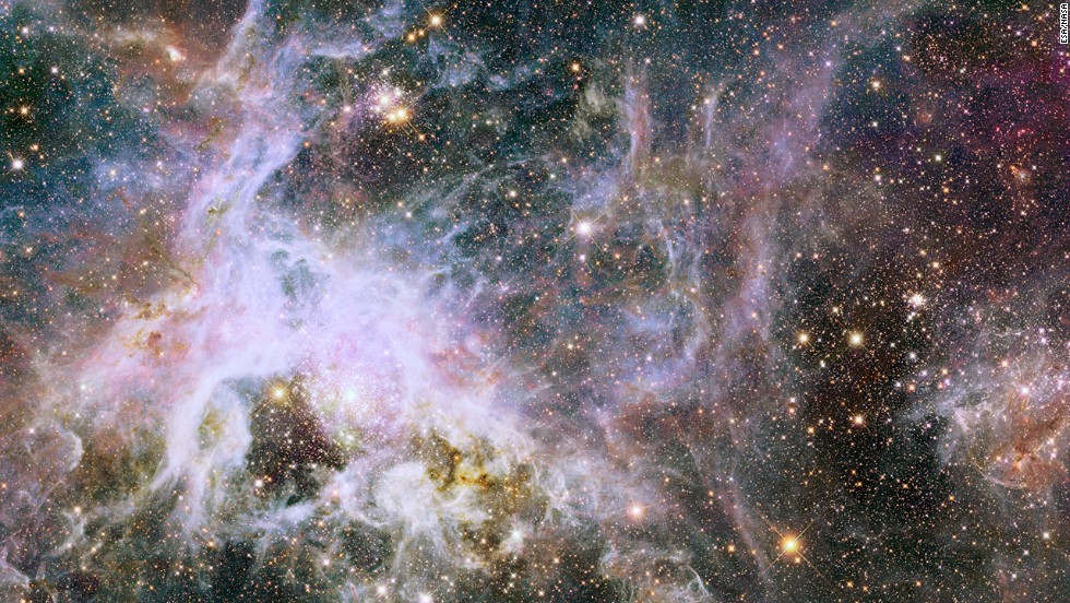 Hubble scientists say this is the best-ever view of the Tarantula Nebula, which is located in one of our closest galactic neighbors, the Large Magellanic Cloud.