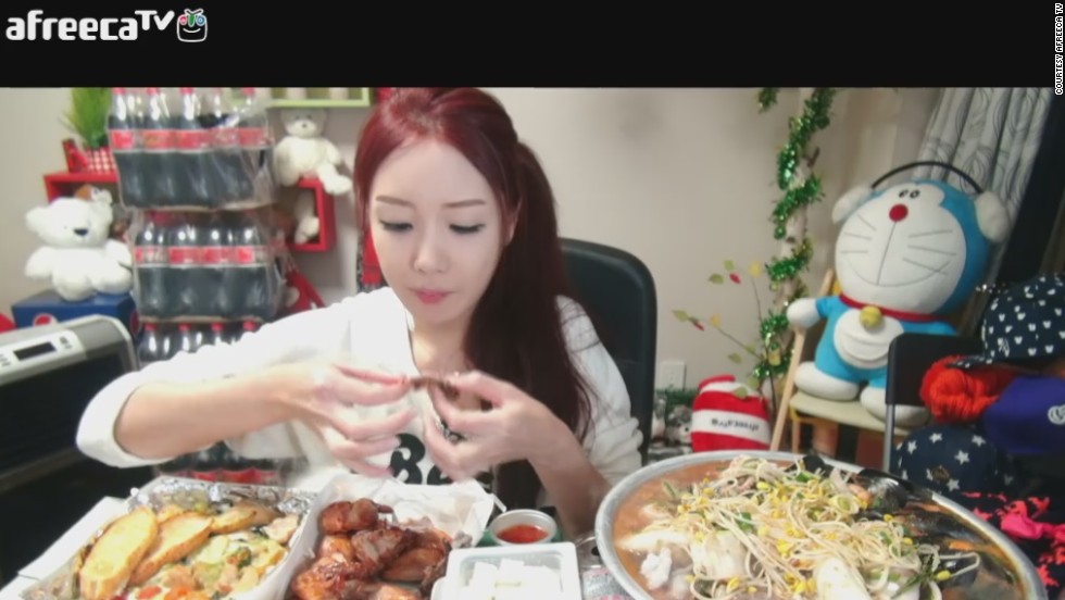 "Fans who are on a diet say that they like eating vicariously through me," says Park.