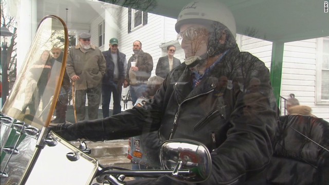 Man Laid To Rest Atop Beloved Motorcycle - CNN Video