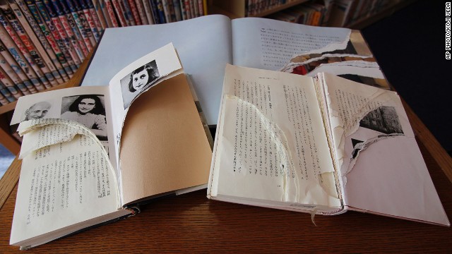 Scores Of Copies Of Anne Franks Diary Vandalized In Tokyo Libraries