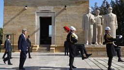 Kerry's third trip as secretary of state focused on promoting peace in the Middle East. He visited Turkey, seen here, and Egypt before heading to London for a meeting of G8 foreign ministers.