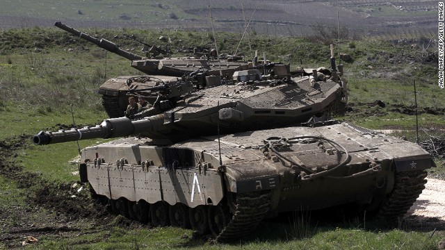 israel vs syria tank battle