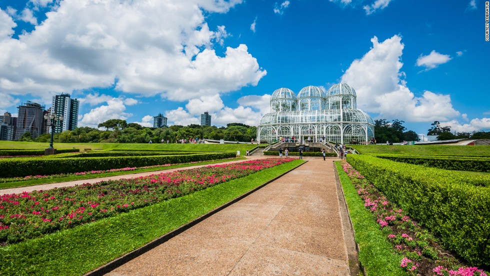 The path leading to this impressive greenhouse -- flanked by thousands of flowers -- is just as beautiful as the plants within the glass and iron structure. At the Jardim das Sensacoes, visitors can be blindfolded to experience the textures and aromas of plants in a more concentrated and novel fashion.&lt;a href=&quot;http://jardimbotanicocuritiba.com.br/&quot; target=&quot;_blank&quot;&gt;&lt;em&gt;&lt;br /&gt;Botanical Garden of Curitiba&lt;em&gt;&lt;/a&gt;&lt;/em&gt;, Rua Engenheiro Ostoja Roguski, 690, Curitiba, Paraná; +55 41 3362 1800&lt;/em&gt;