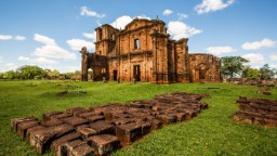 A tour down the Rota das Missoes (Mission Route) means stepping back to the early decades of the 17th century to recall the work of the priests of Companhia de Jesus in their mission to evangelize natives in the south of the country. <br />The Jesuit mission's cathedral dates to the mid-1700s and was built over a span of 10 years by hundreds of indigenous Guarani people. <br /><em><a href="http://www.museudasmissoes.blogspot.com" target="_blank">São Miguel das Missoes</em></a><em>, Road RS-536, Rio Grande do Sul; +55 3381 1294</em><br /><em>More info: </em><em><a href="http://www.saomiguel-rs.com.br/Home.aspx" target="_blank">www.saomiguel-rs.com.br</em></a>