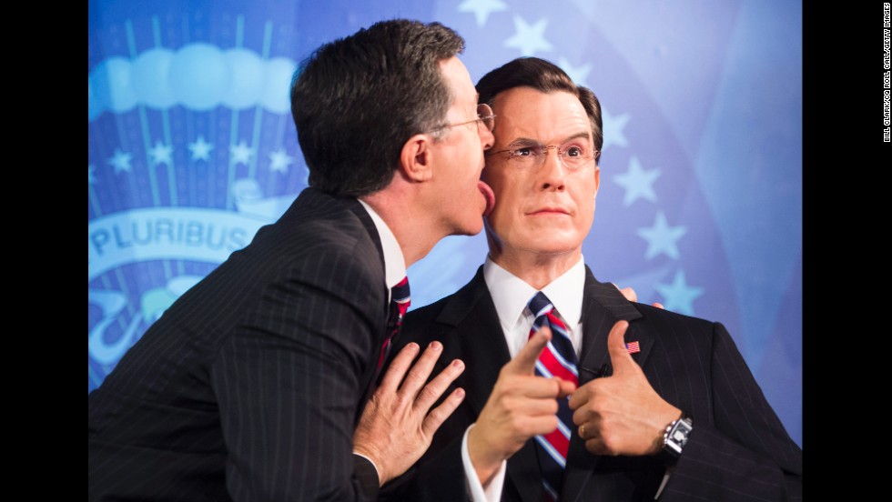 Colbert: Funny here and now, funny there and then
