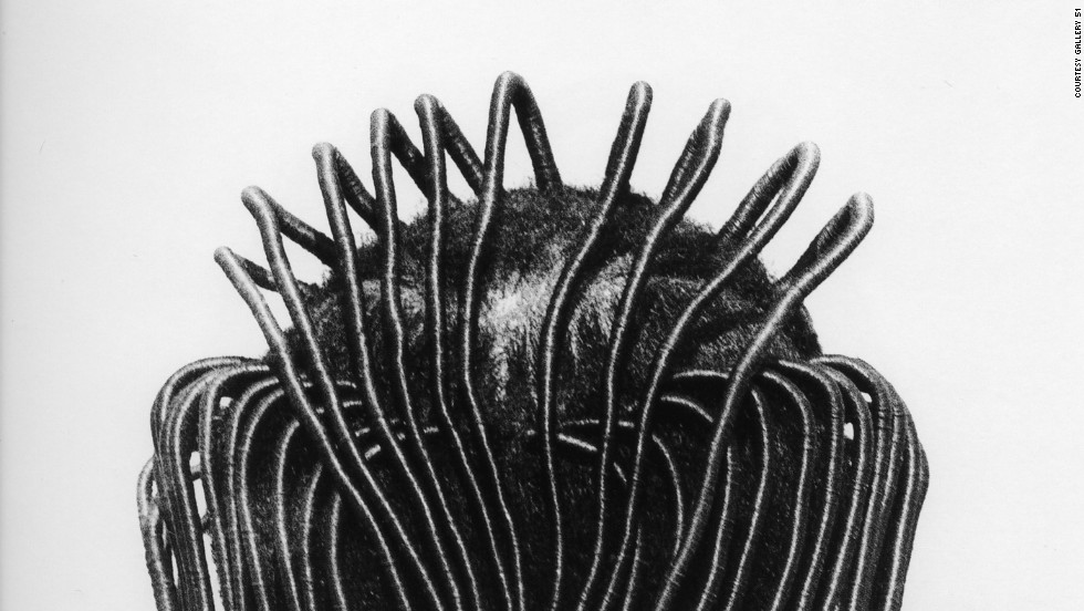 Agaracha, 1974. The black and white images show how intricate the hairstyles are and showcase what are essentially works of art and architecture.