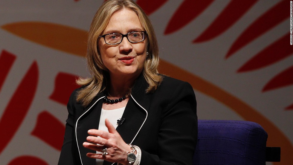 Clinton appears with little makeup during an event in Dhaka, Bangladesh, on May 6, 2012. She tells CNN, &amp;quot;I feel so relieved to be at the stage I&amp;#39;m at in my life right now ... Because you know if I want to wear my glasses, I&amp;#39;m wearing my glasses. If I want to wear my hair back I&amp;#39;m pulling my hair back. You know at some point it&amp;#39;s just not something that deserves a lot of time and attention.&amp;quot;&amp;lt;br /&amp;gt;