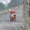 nanjing city wall rickshaws