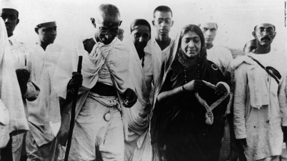 On March 12, 1930, Indian nationalist leader Mahatma Gandhi led a nonviolent protest against the British Empire. The march protested the British tax on salt, a necessity of everyday life. Gandhi called for Indians to illegally make salt or buy it illegally. More nonviolent protests against the tax were mounted in large cities across India, and Gandhi&#39;s methods eventually led to India&#39;s independence.