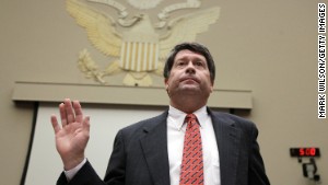 Stewart Parnell invoked the Fifth Amendment at a congressional hearing.