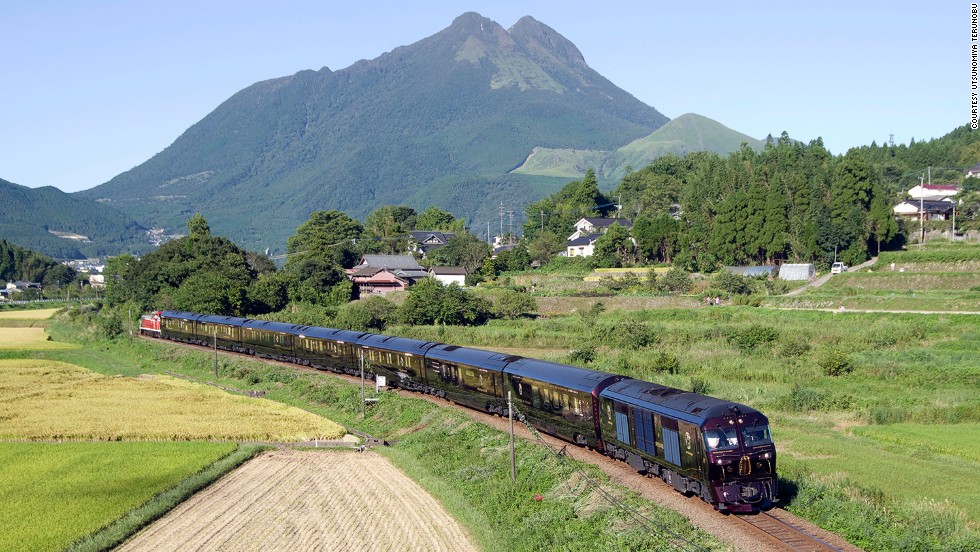 The &quot;Seven Stars in Kyushu&quot; is Japan&#39;s most luxurious train, featuring seven carriages that hold just 30 people in 14 suites. The train offers two itineraries: a two-day option, which stays around Fukuoka, or a four-day journey that does a loop of the southern Japan island.