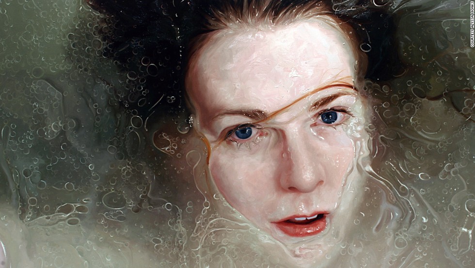 &lt;strong&gt;Alyssa Monks&lt;/strong&gt;&lt;br /&gt;&lt;br /&gt;...but, as you approach, they reveal the thick paint and clear brush strokes that make up the image. The 36-year-old says she doesn't merely aim to copy photography but go &quot;beyond what even a photograph can portray.&quot;