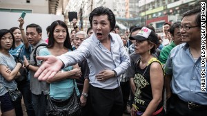 Did hired thugs break up HK protests?