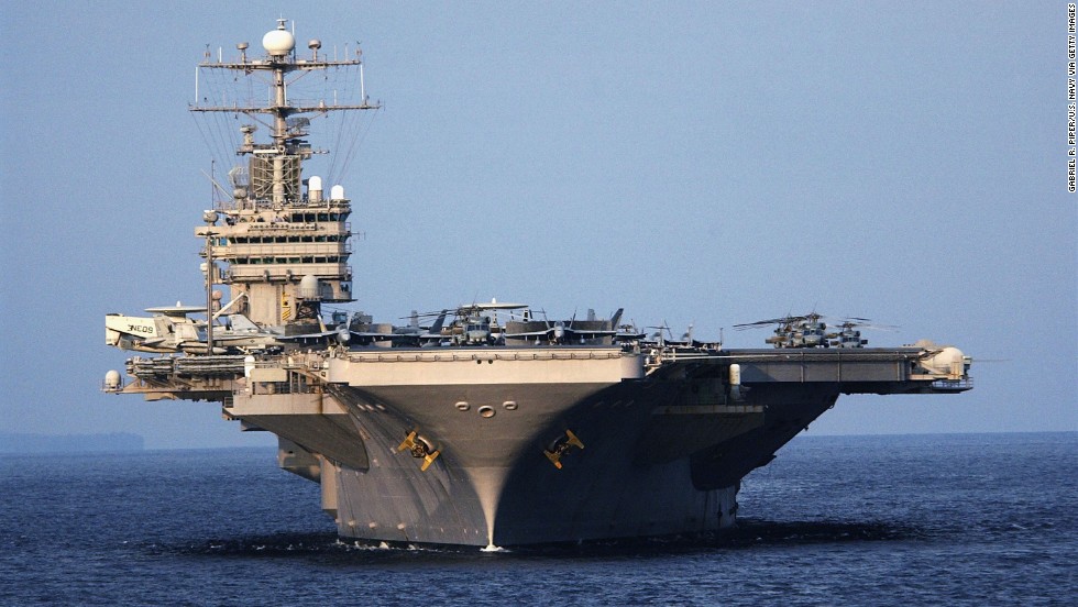 Tuned-up Navy carrier gets test drive