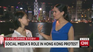 Hong Kong protest driven by technology