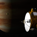 No probe has ever gone all the way to Pluto, but New Horizons aims to change that. The craft is set to arrive at the solar system's tiny, former planet in June 2015. Launched in 2006, the craft goes into "hibernation" for long periods of time, before being brought to life for tests. It has already practiced the routine it will use to give us our closest look ever at Pluto. The image here pictures when New Horizons sailed past Jupiter.