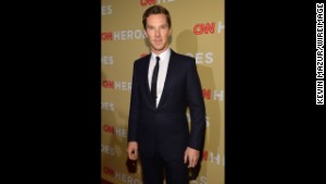 Actor Benedict Cumberbatch was among the celebrities on the red carpet for &quot;CNN Heroes: An All-Star Tribute.&quot;