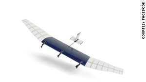 Facebook has built a drone aircraft designed to beam the Internet from high in the sky. (Click to expand)  