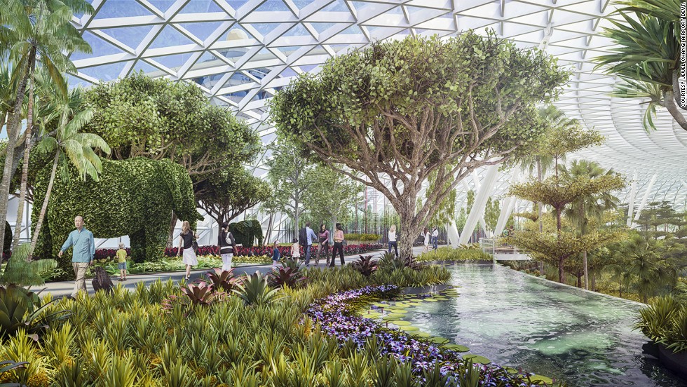 The 13,000 square meters of the Canopy Park will include gardens, walking trails, playgrounds and restaurants.
