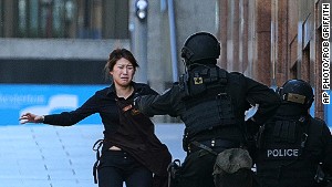 Report: Hostage killed by police bullet in Sydney siege