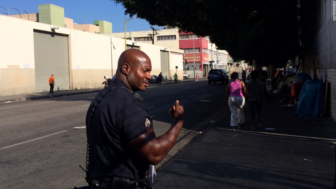 Joseph&#39;s beat  includes some of Skid Row&#39;s meanest streets.