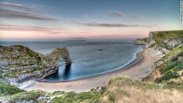 The South West Coast Path features 240-million-year-old rocks and cliffs. 