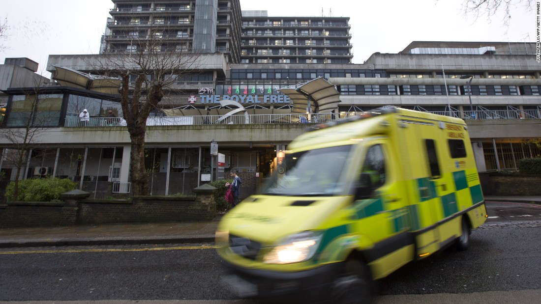 UK health worker Pauline Cafferkey is being treated at London&#39;s Royal Free Hospital.