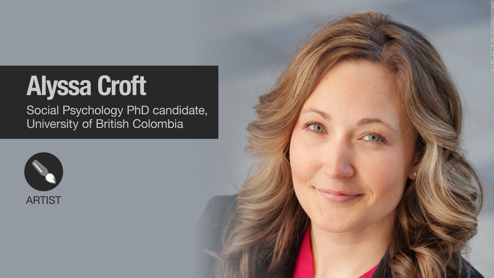 When she was younger, Alyssa Croft wanted to be an artist because she enjoyed painting and drawing.