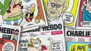 French magazine known for outrageous satire