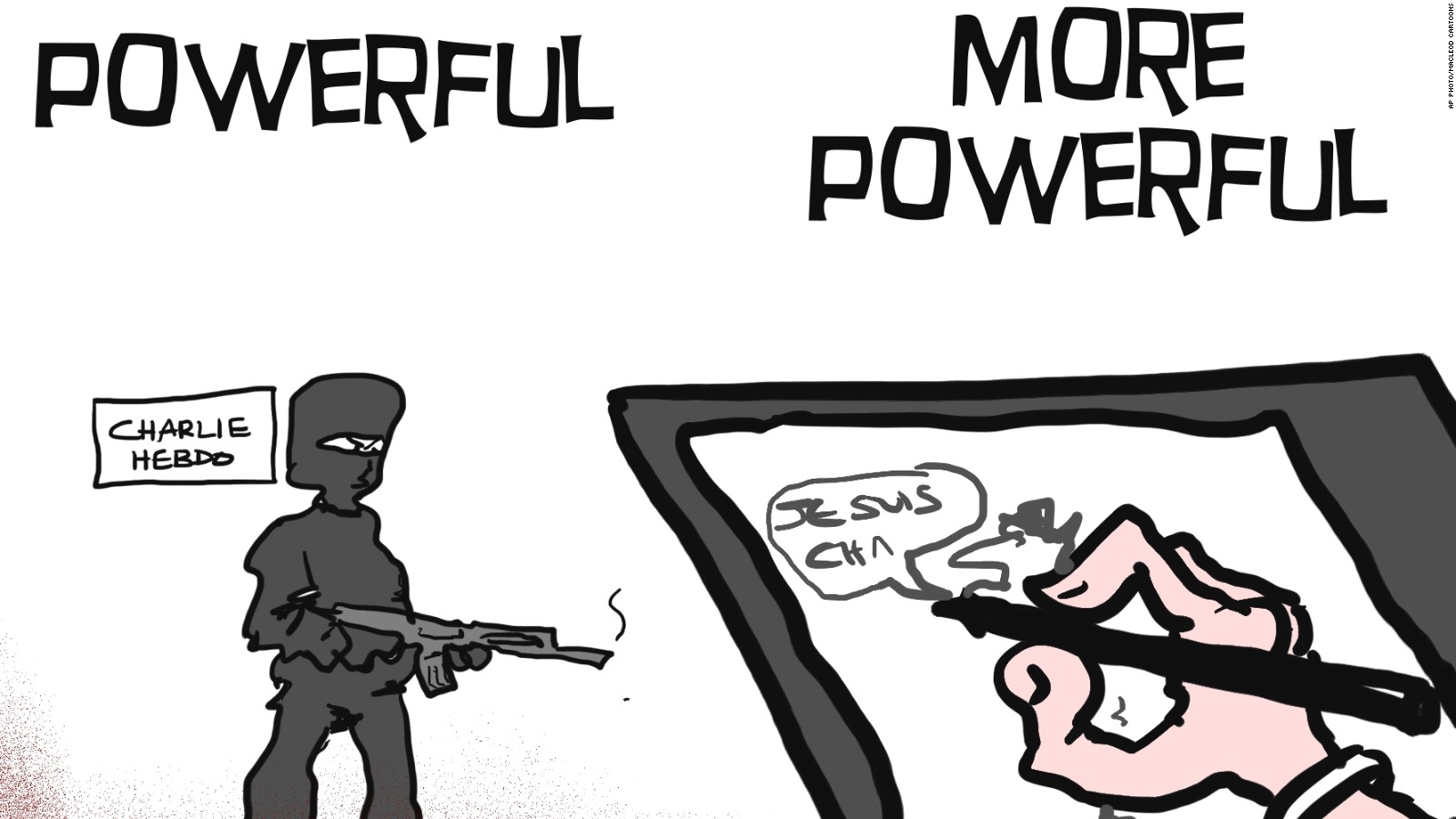 MacLeod Cartoons pays tribute to those killed in the attack on the Charlie Hebdo magazine in Paris.
