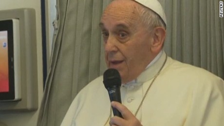 Pope: There are limits to free expression