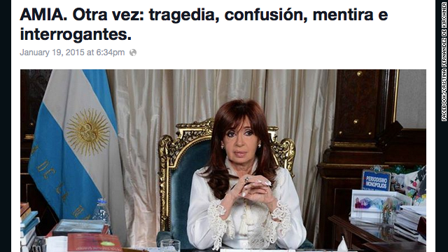 Cristina Fernández vía Facebook: "¿Qué llevó a una persona a quitarse la vida?"
