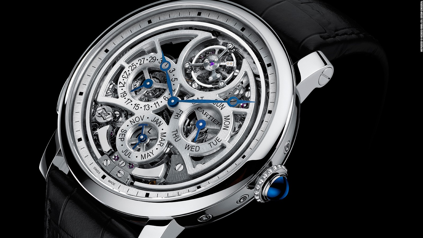 The Rotonde de Cartier Grande Complication watch, Cartier's most complex watch to date.