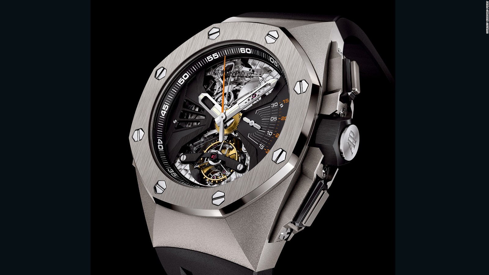 The Audemars Piguet Royal Oak Acoustic Concept is the first watch to offer audible chimes that can be heard by someone other than the wearer.