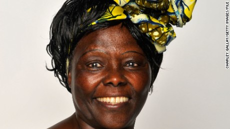 Political activist Dr. Wangari Maathai founded the Green Belt Movement in the 1970s.