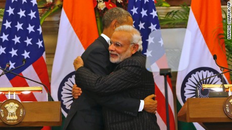 Obama and Modi: Best broments