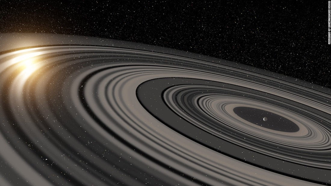 Descubren un planeta con anillos 200 veces mayores que los de Saturno