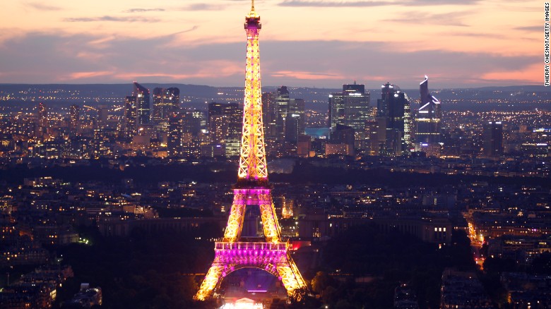 The City of Light held on to the No. 5 ranking, despite a 1.9% decline in visitor numbers to 14.98 million.