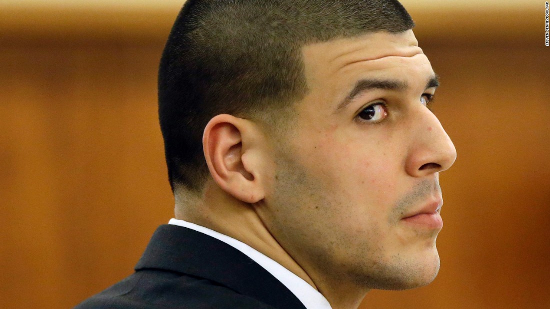 Former NFL football player Aaron Hernandez attends his murder trial in Fall River, Massachusetts, - 150130102311-01-aaron-hernandez-0130-super-169