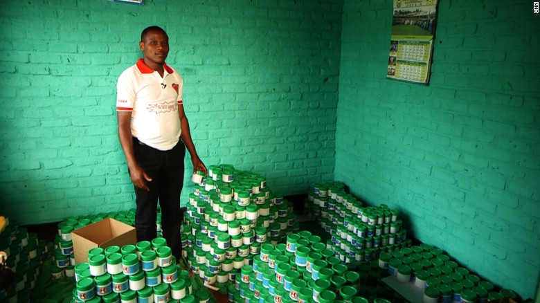 Rwandan science teacher Cephas Nshimyumuremyi started his skincare business,  Uburanga Products, with just ten dollars. He uses local medicinal plants to make herbal soaps and jellies. 